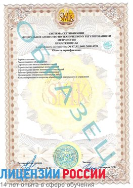 Образец сертификата соответствия (приложение) Железногорск (Курская обл.) Сертификат ISO 14001